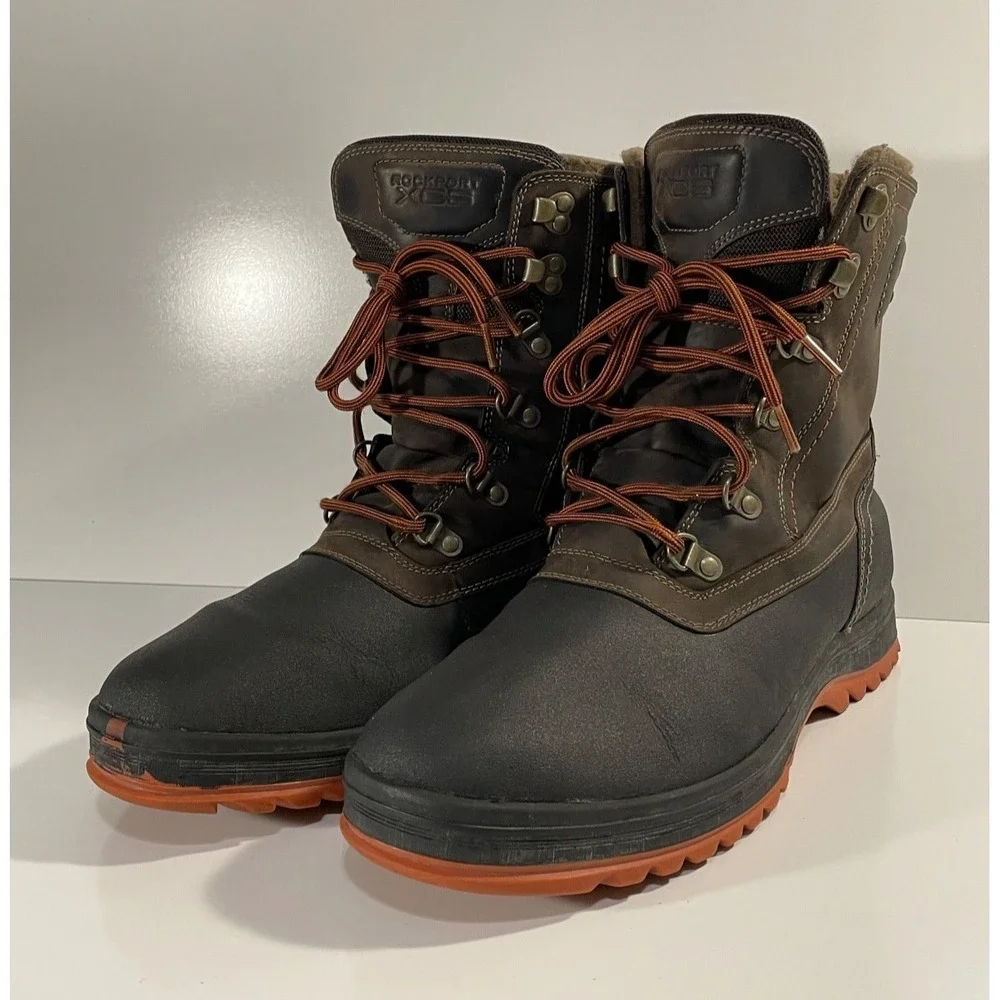 Rockport Mens Size 14 Hydro Shield Waterproof Rain Boots Thinsulate V80690